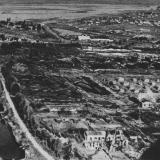 Краснодар. Фото с самолёта южной части города, август 1942 год.