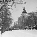 Краснодар. Угол улиц Красной и Коммунистической, 1962 год, вид на север