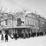 Краснодар. Угол улиц Красной и Орджоникидзе, 1962 год, вид на север