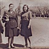 Краснодар. Улица Красная. Перврмайский сквер со львами. 1949 год.