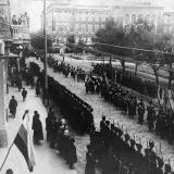 Екатеринодар. Смотр войскам ККВ Николаем II, 24 ноября 1914 г.