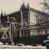 Краснодар. Реконструкция трамвайных путей на улице Пролетарской, май 1934 года