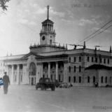 Краснодар. Железнодорожный вокзал, около 1960 года