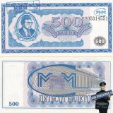 Краснодар. Билет МММ - 500 (Первая серия) Печать Объединение МММ г. Краснодар 2