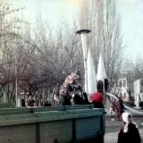 Краснодар. Детская площадка в скверике "Со слоном", зима 1972/1973 года