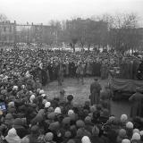 Краснодар. Митинг, посвященный освобождению Краснодара, 13 февраля 1943 года