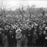 Краснодар. Митинг, посвященный освобождению Краснодара, 13 февраля 1943 года