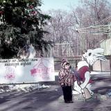 Краснодар. Новогодняя елка в парке им. М. Горького, зима 1972/1973 годов