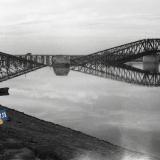 Краснодар. Вид на железнодорожный и автомобильные мосты, осень 1942 года
