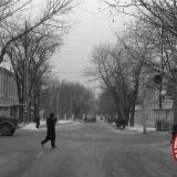Краснодар. Угол улиц Тельмана и Красной, вид на юг, зима 1963/1964 год