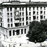 Краснодар. Вид на гостиницу "Центральная", 1967 год