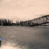 Краснодар. Вид на железнодорожный и автомобильные мосты, август 1942 года