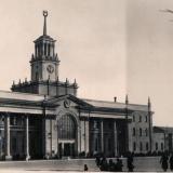 Краснодар. Железнодорожный вокзал, около 1955 года