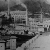 Новороссийск. Общий вид цементных заводов, 1931 год.