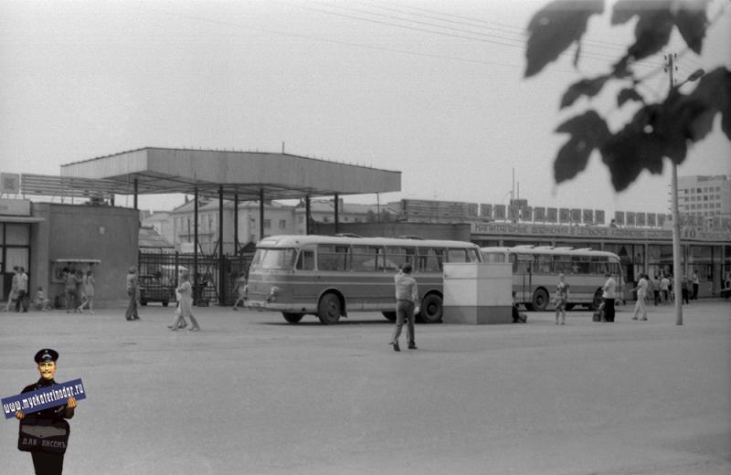 Краснодар. Автостанция возле Колхозного рынка, 1978 год.