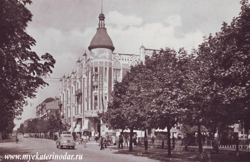 Краснодар. Гостиница "Кубань", 1964 год Краснодар. Гостиница "Кубань", 1964 год