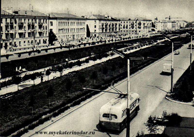Краснодар. Красная улица, 1965 год