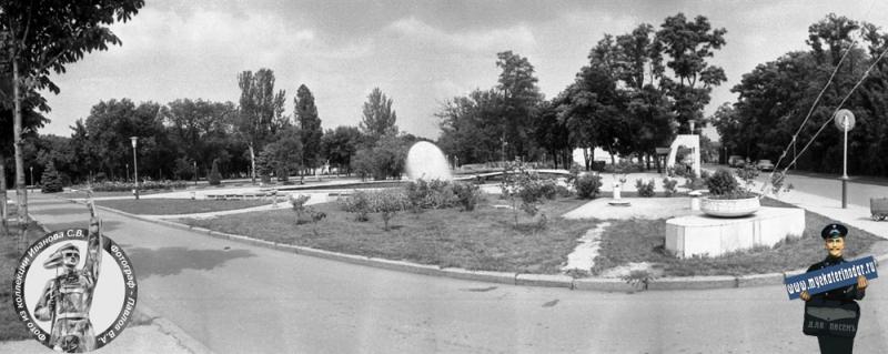 Краснодар. Сквер на улице Тельмана., 1978 год.