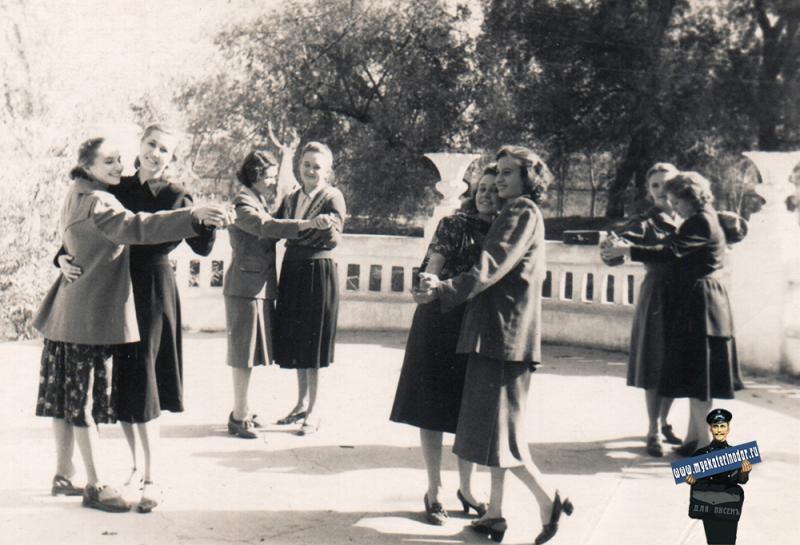 Краснодар. Парк им. М.Горького, сентябрь 1954 года