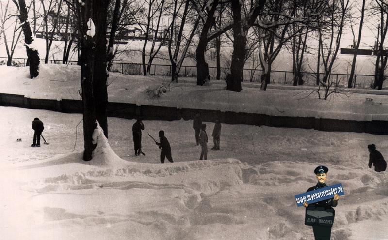 Краснодар. Парк им. М.Горького, зима 1965 года