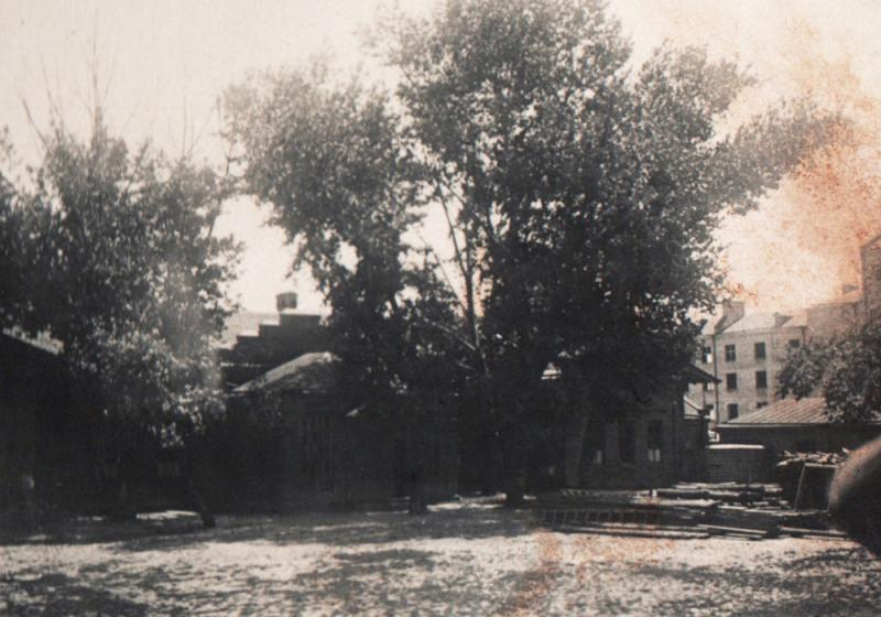 Краснодар. Двор Мединститута, 1931 год Краснодар. Двор Мединститута, 1931 год