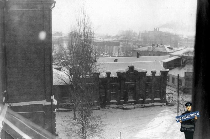Краснодар. Вид во двор мединститута, 1965 год